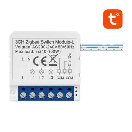 Nutilüliti moodul ZigBee Avatto LZWSM16-W3, neutraalne TUYA