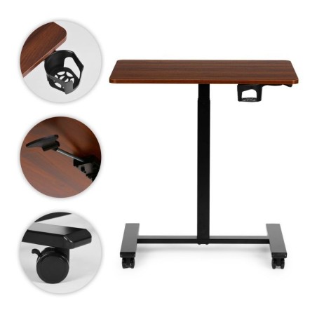 Mobiilne reguleeritava kõrgusega laud 70x48 cm sülearvutilaud kõrguse reguleerimisega 71,5–112 cm