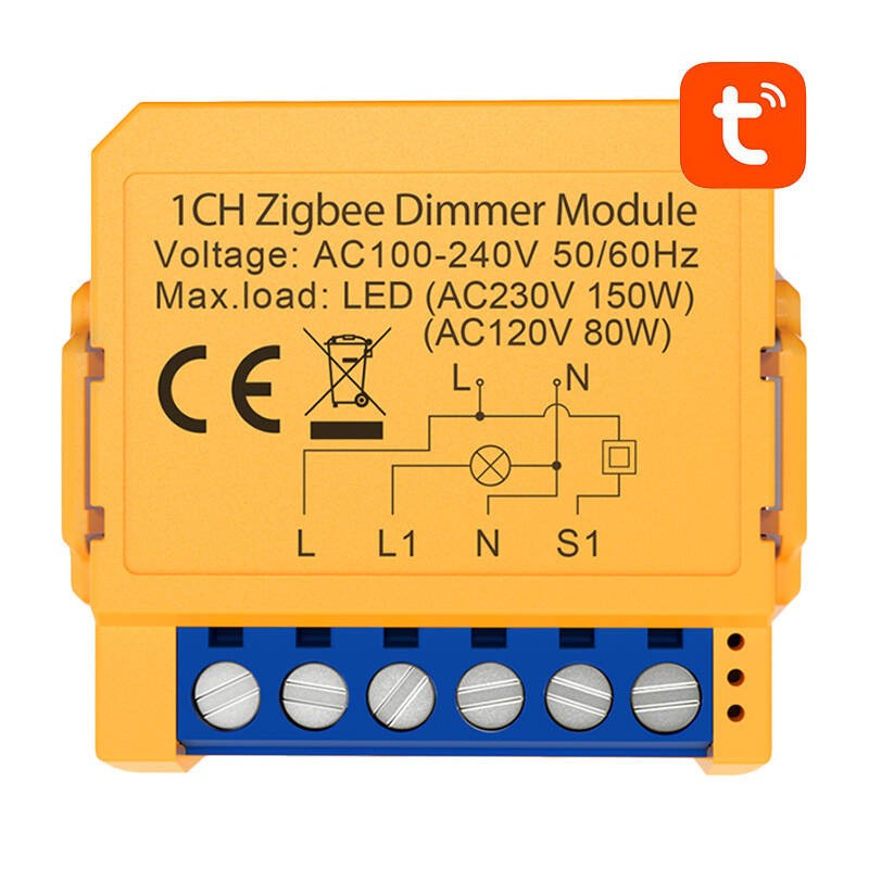 Nutikas pistikupesa lüliti ZigBee Avatto ZDMS16-1 TUYA