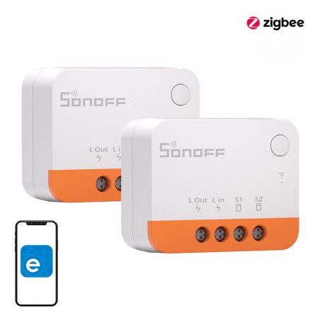 Sonoff ZBMINIL2 nutikas ZigBee minilüliti (2 tk.)