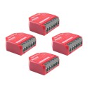 Komplektis 4 Shelly 1 PM Gen4 Zigbee/Matter kontrollerit