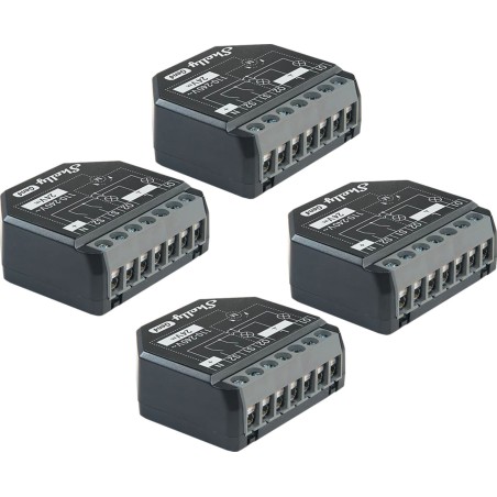 Komplektis 4 Shelly 2PM Gen4 Zigbee/Matter kontrollerit