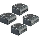 Komplektis 4 Shelly 2PM Gen4 Zigbee/Matter kontrollerit