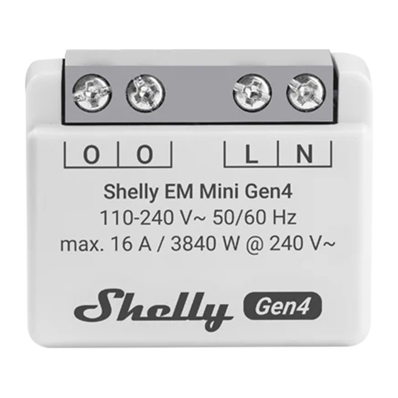 Shelly EM Mini Gen4 WiFi/Matter energiamõõtur
