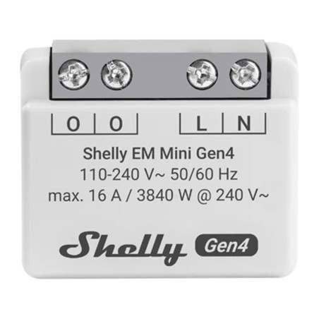 Shelly EM Mini Gen4 WiFi/Matter energiamõõtur
