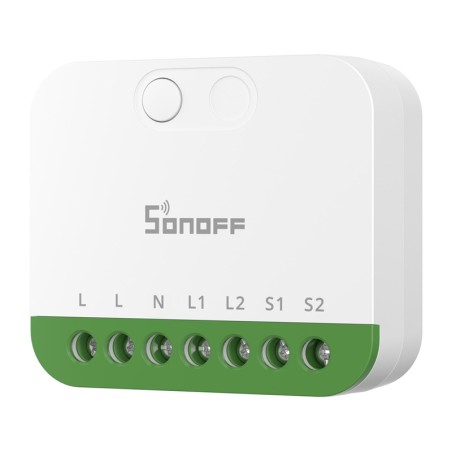 Sonoff MINI-2GS Matter kahe kanaliga minilüliti