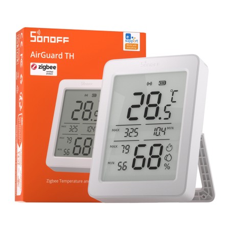 Sonoff AirGuard TH SNZB-02DR2 ZigBee LCD temperatuuri- ja niiskusandur