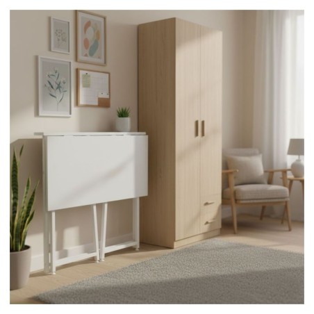 Kokkupandav laud 80x45 cm sülearvutilaud valge | FreshDesign.ee