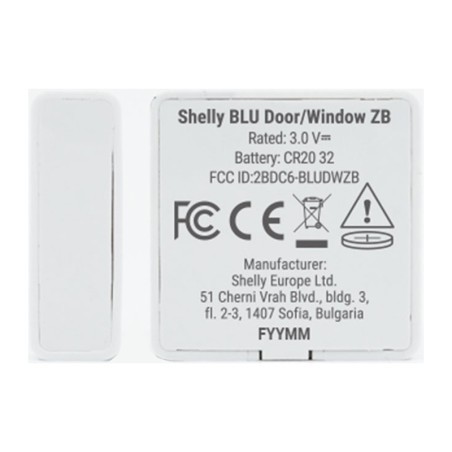 Shelly BLU uks/aken ZB Zigbee, Bluetooth andur