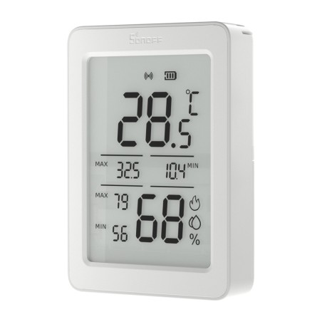 SONOFF ZigBee SNZB-02DR2 temperatuuri- ja niiskusandur, 2-pakk