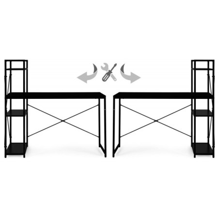 Kirjutuslaud 120x60 cm riiulitega, Loft-st... | FreshDesign.ee