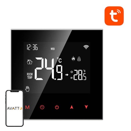 Avatto ZWT100 3A ZigBee nutikas soojaveeboileri termostaat TEIE