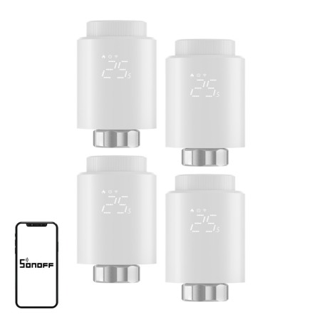 SONOFF ZigBee TRVZB termostaadipea, 4 komplekti