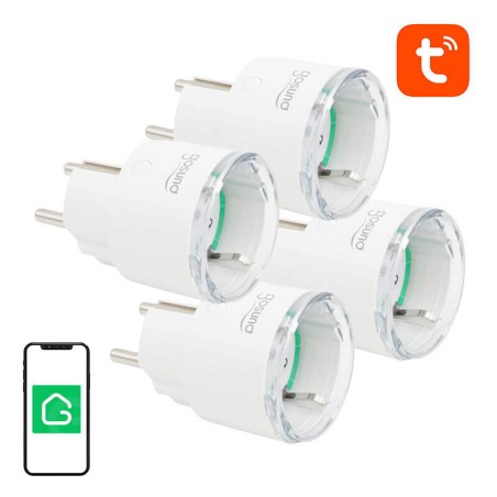 Nutipistik WiFi Gosund SP111 3680W 16A, Tuya 4-pakk