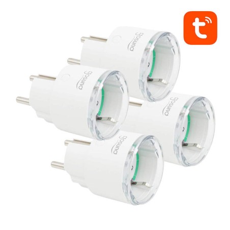 Nutipistik WiFi Gosund SP111 3680W 16A, Tuya 4-pakk