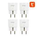 Nutipistik WiFi Gosund SP111 3680W 16A, Tuya 4-pakk