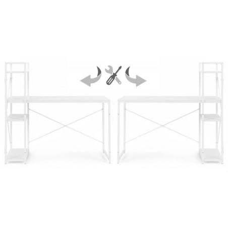 Kirjutuslaud 120x60 cm riiulitega, Loft-st... | FreshDesign.ee