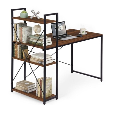 Kirjutuslaud 120x60 cm riiulitega, Loft-stiilis | FreshDesign.ee