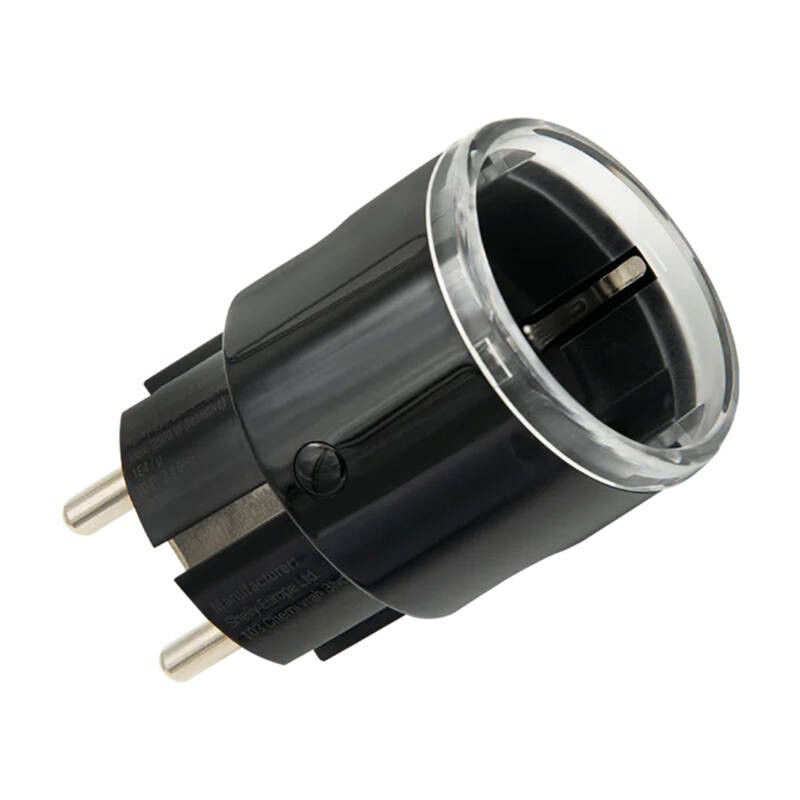 Shelly Plug S MTR Gen3 nutikas pistikupesa (must)