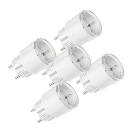 5 Shelly Plug S MTR Gen3 12A nutika pistikupesa komplekt (valge)