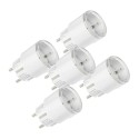 5 Shelly Plug S MTR Gen3 12A nutika pistikupesa komplekt (valge)