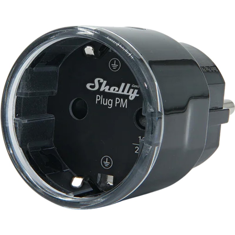 Shelly Plug PM Gen3 Matter 13A nutipesa, must