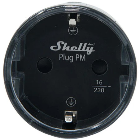 Shelly Plug PM Gen3 Matter 13A nutipesa, must