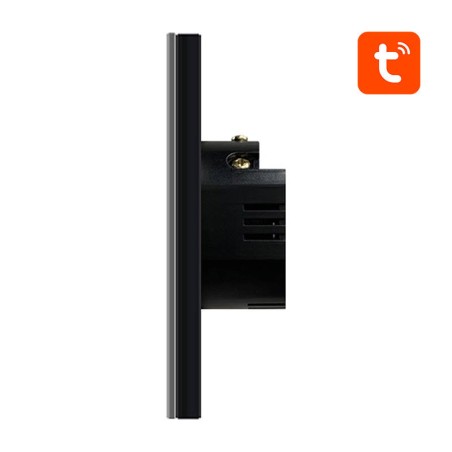 Nutikas valguslüliti ZigBee Avatto ZTS02-EU-B2 2-suunaline TUYA (must)