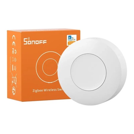 Nutikas Zigbee juhtmevaba nupp Sonoff SNZB-01P (ümar pult)