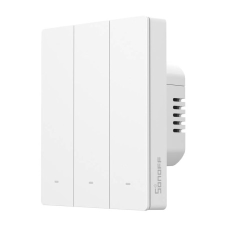 SONOFF M5-3C-80W WiFi Matter nutikas seinalüliti (3-kanaliline, raami jaoks)