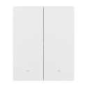 SONOFF M5-2C-80W WiFi Matter nutikas seinalüliti (2-kanaliline, raami jaoks)