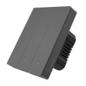 Nutikas WiFi seinalüliti SONOFF M5-3C-80 (3-kanaliline, raami jaoks, grafiit)