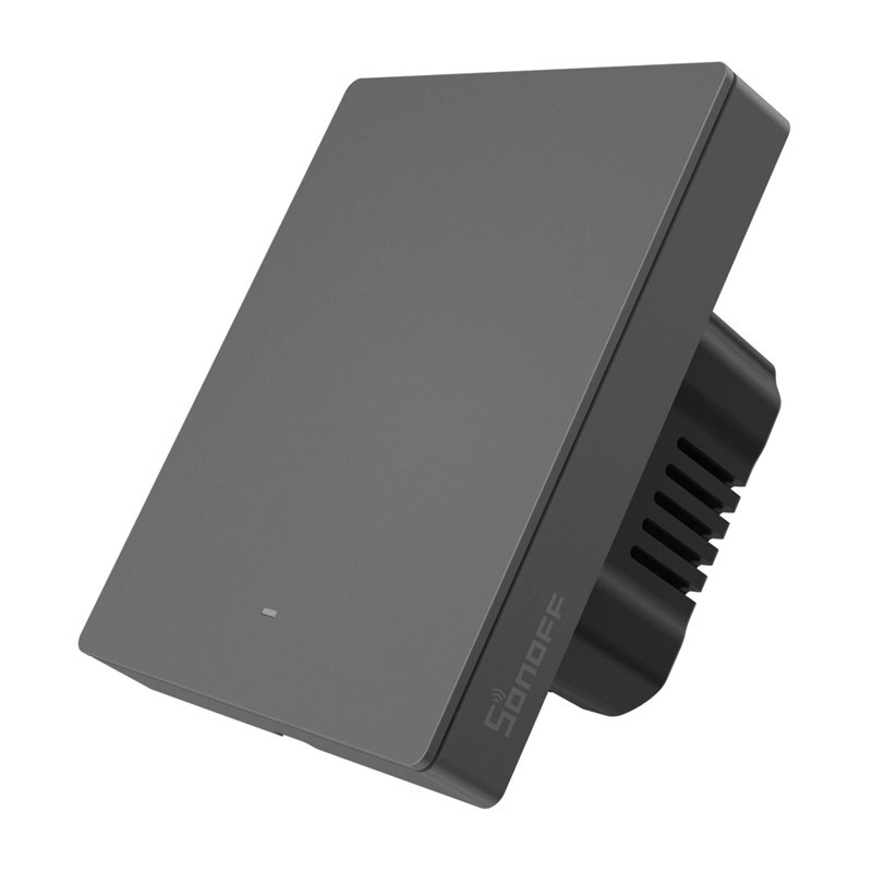 Nutikas WiFi seinalüliti SONOFF M5-1C-80 (1-kanaliline, raami jaoks, grafiit)