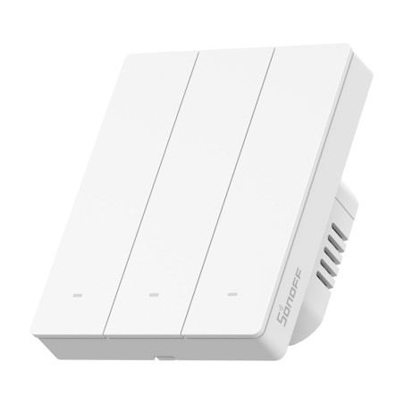 Sonoff ZBM5-3C-80W (3-kanaliline) Zigbee nutikas puutetundlik seinalüliti