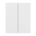 Sonoff ZBM5-2C-80W (2-kanaliline) Zigbee nutikas puutetundlik seinalüliti