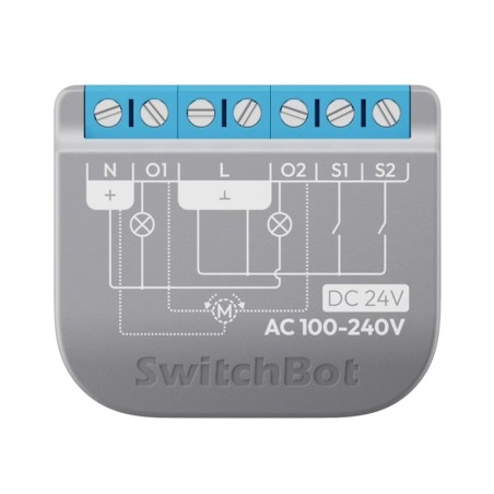SwitchBoti releelüliti 2PM intelligentne kahe kanaliga lüliti