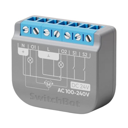 SwitchBoti releelüliti 2PM intelligentne kahe kanaliga lüliti