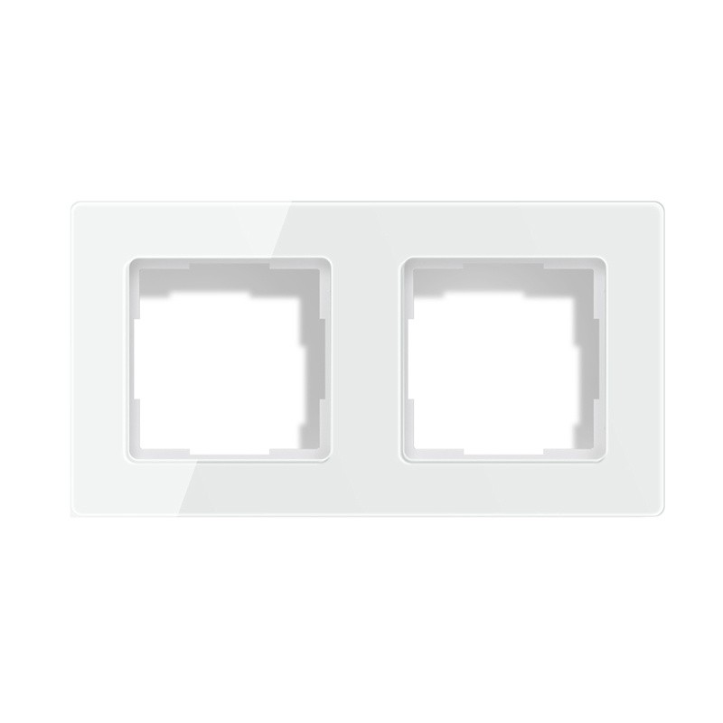 Avatto 2 Socket TS20 valguslüliti raam (valge)
