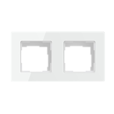 Avatto 2 Socket TS20 valguslüliti raam (valge)