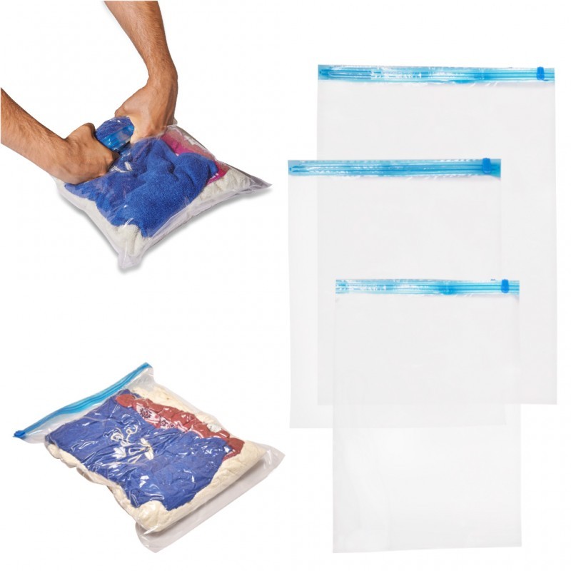 Vaakumkotid riietele 9 tükki 3 suurust 35x... | FreshDesign.ee