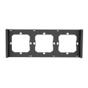 Raam lülitile M5 80 kolmekordne 3-kordne SONOFF M5-3C-80-F (grafiit/must)