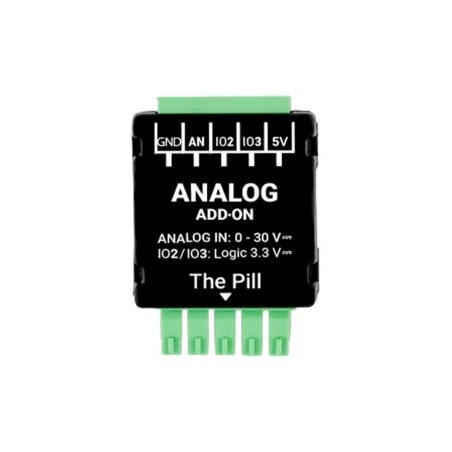 SHELLY 0-30V Analog Module—an add-on for the Shelly Pill