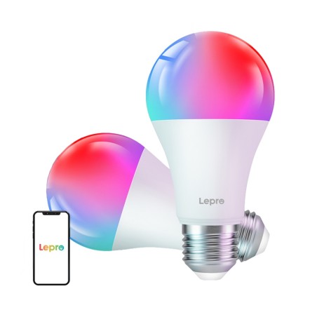 LEPRO B2-2 E27 Wi-Fi LED pirn, 1100 lm, 2 pakki