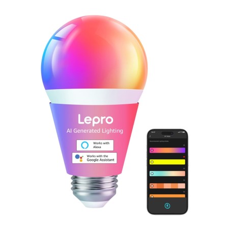 LEPRO B1 E27 LED pirn Bluetoothi ​​ja Wi-Fi-ga, 806 lm
