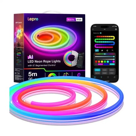 LEPRO N1-5 RGB Smart LED riba, 5 m