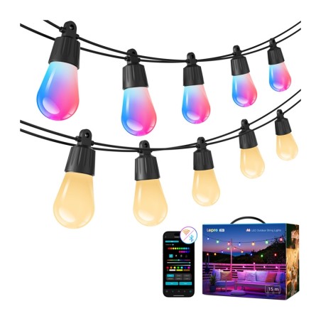 LEPRO ZB1-15 Wi-Fi String Lights, 15 m