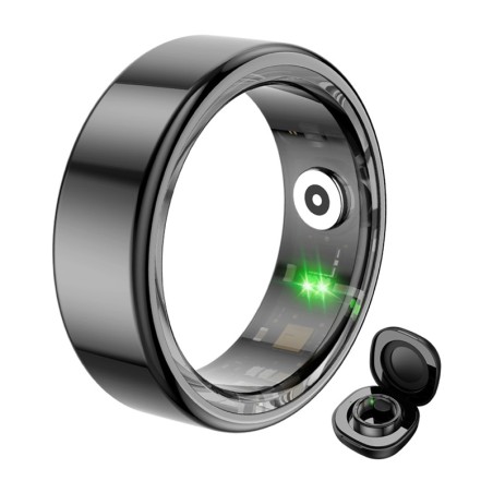 COLMI R02 Smart Ring, suurus 10, 19,8 mm (must) + laadimisümbris