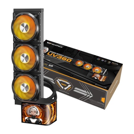 DarkFlash UV360 protsessori jahuti (must)