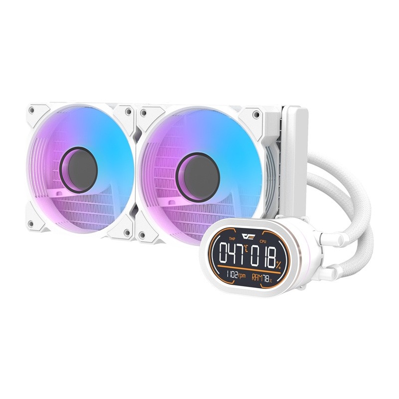 Darkflash DH240D v2 protsessori jahuti (valge)