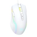 Mänguhiir onikuma CW905 valge juhtmega